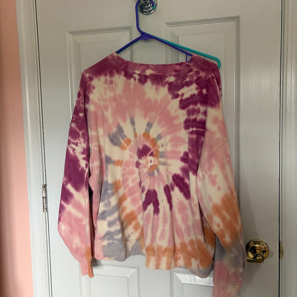 🌈 American Eagle Tie-Dye Crewneck Sweatshirt | Size S